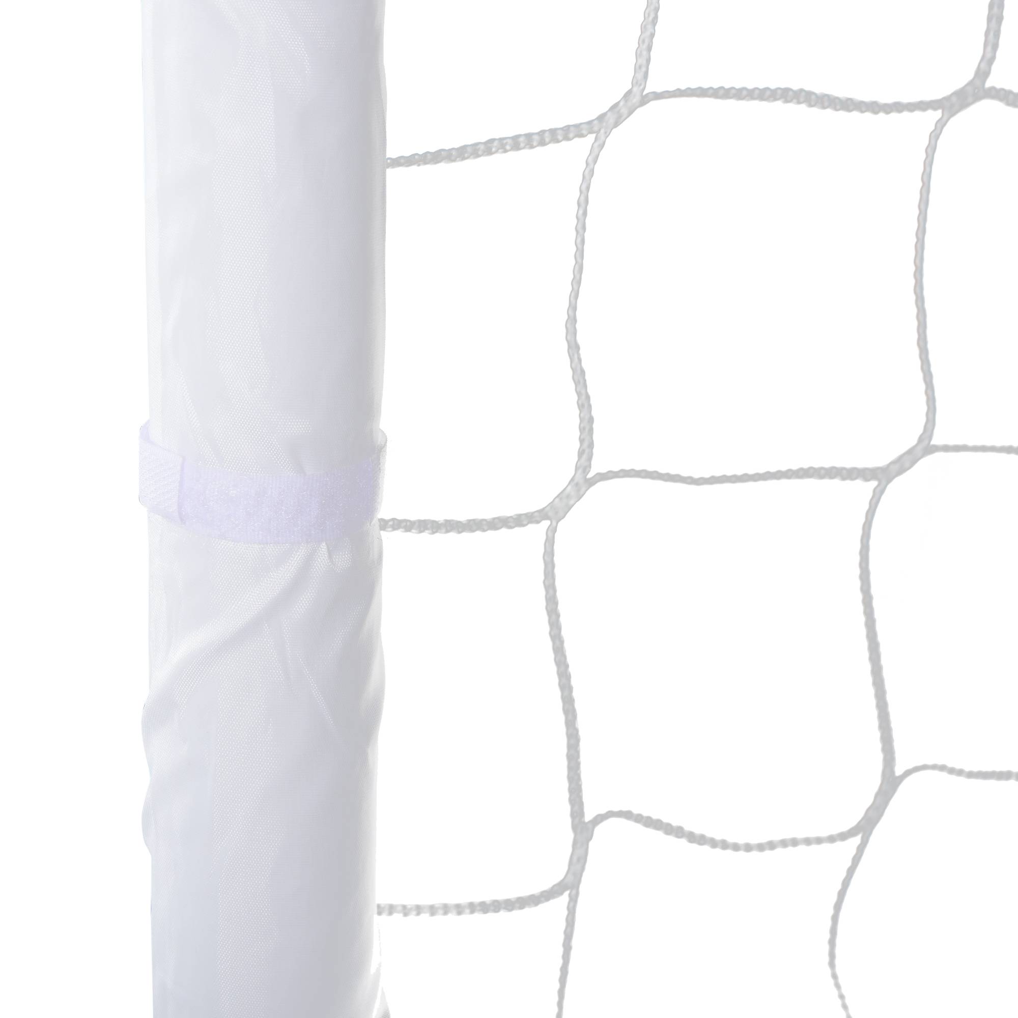 Homcom - But de football - cage de foot - but d'entrainement dim. 186L x 62l x 123H cm - châssis métal filet PE - piquets & outil inclus - blanc - HOMCOM - Imagen 7
