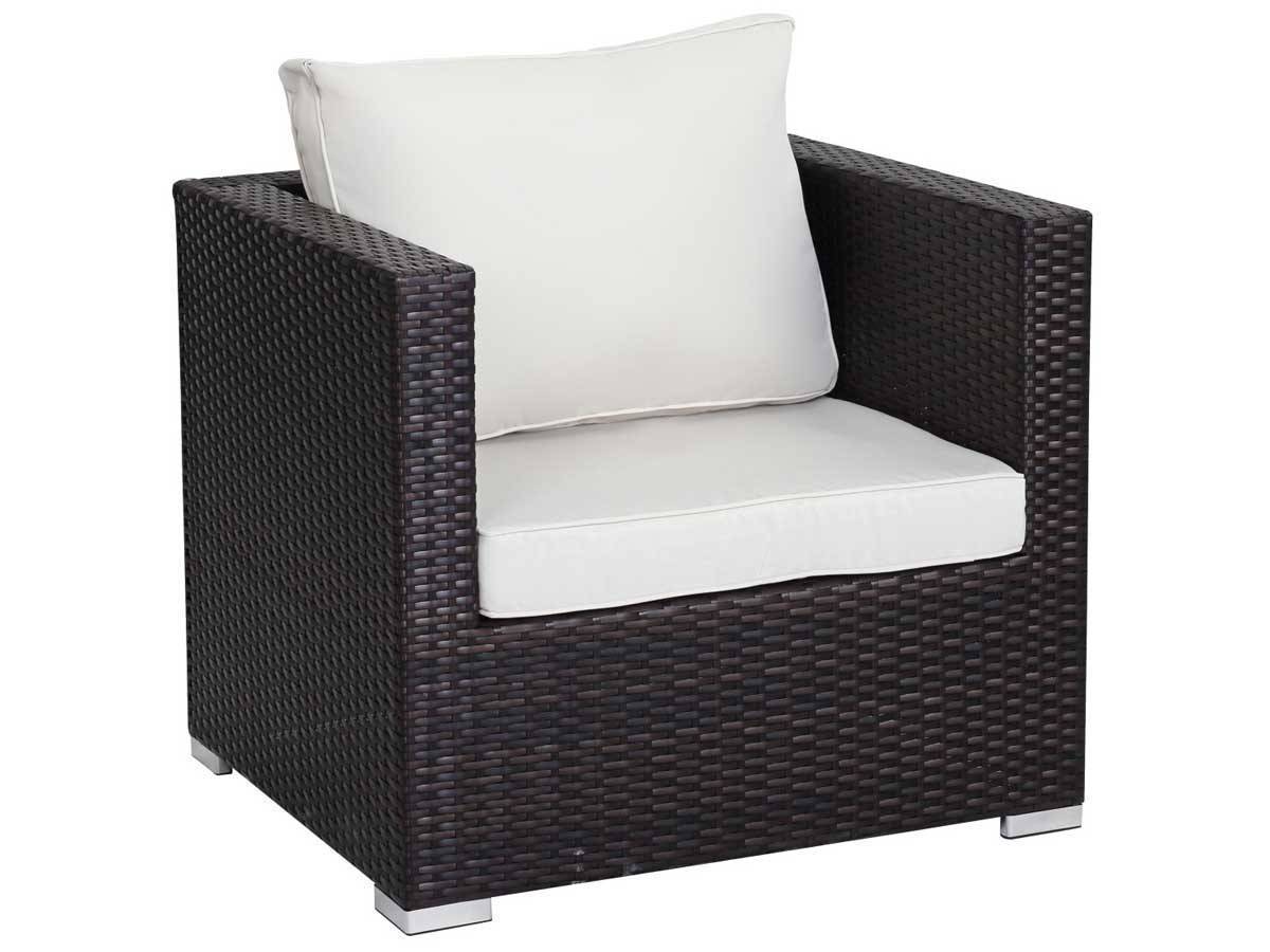 Fauteuil Jardin En Résine Tressée "ibiza" - Buffalo - Marron -habitat Et Jardin - Imagen 1