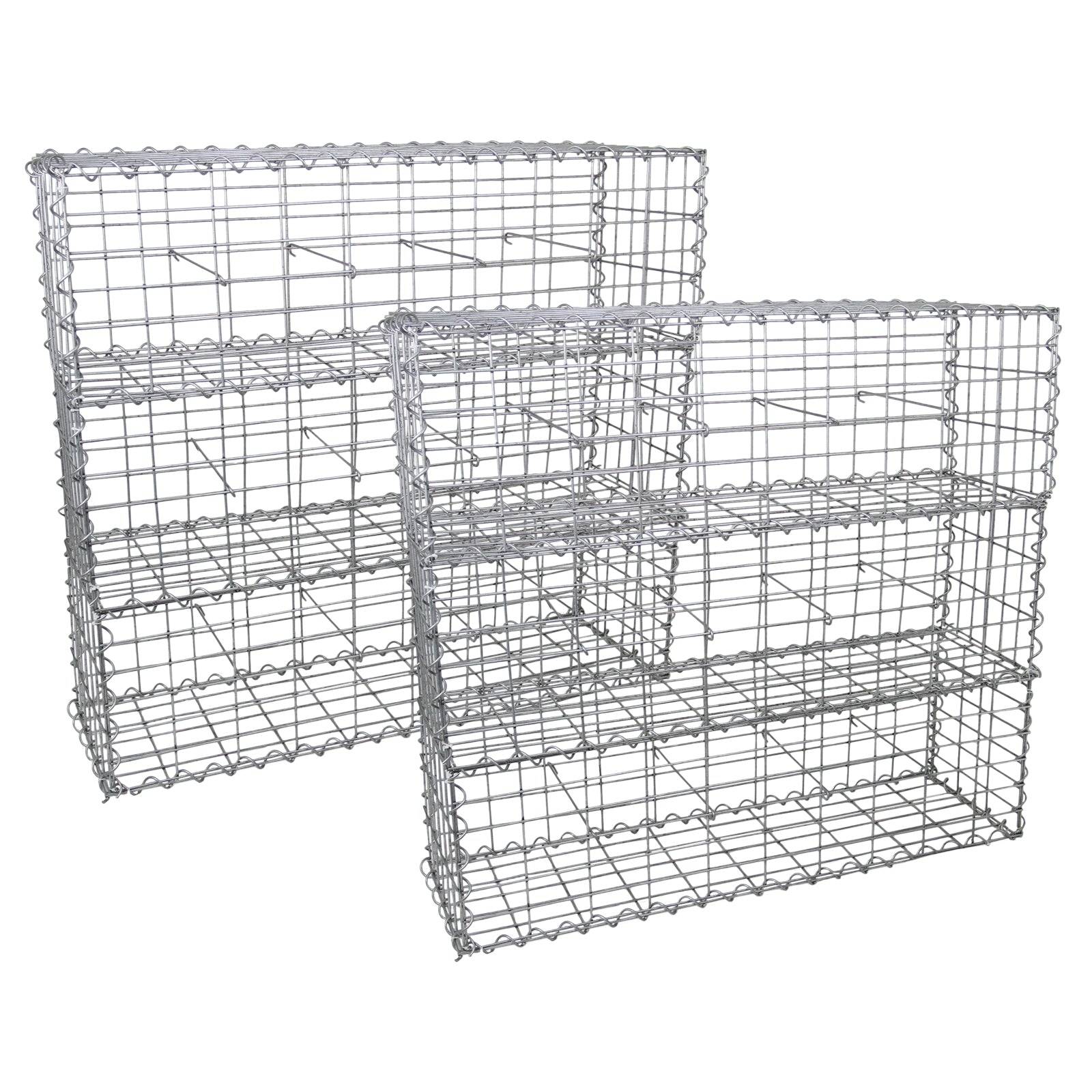 Kukoo - Lot de 6 Paniers de Gabions 100cm x 30cm x 30cm - Image 1