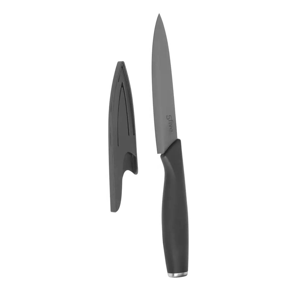 Couteau Utilitaire & Cache Lame "Cera" 23cm Noir - Image 1