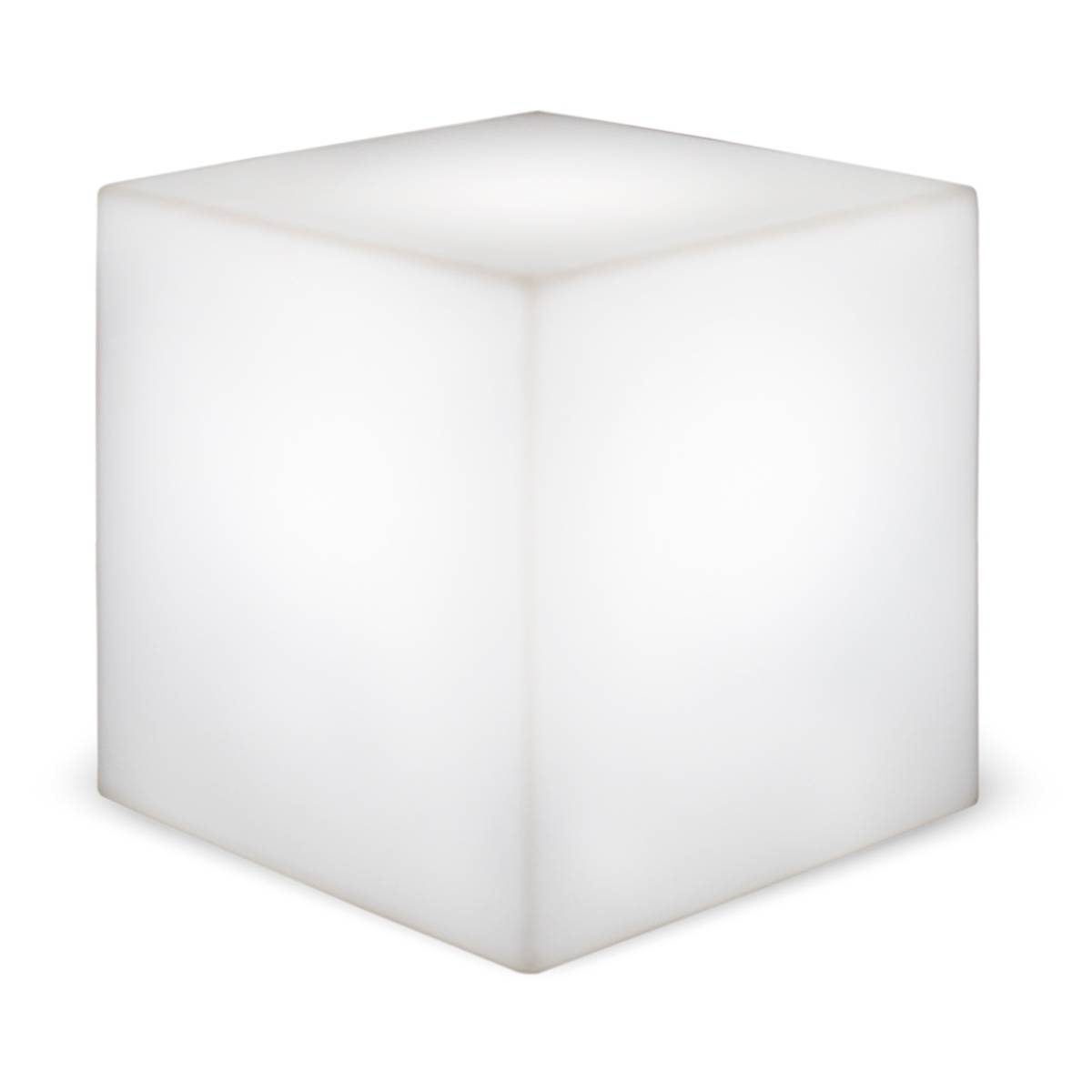 Cube lumineuse décorative 20 cm très résistante. Câble avec lumière LED blanc froid. Fabriqué en Espagne. CUBY - Imagen 1