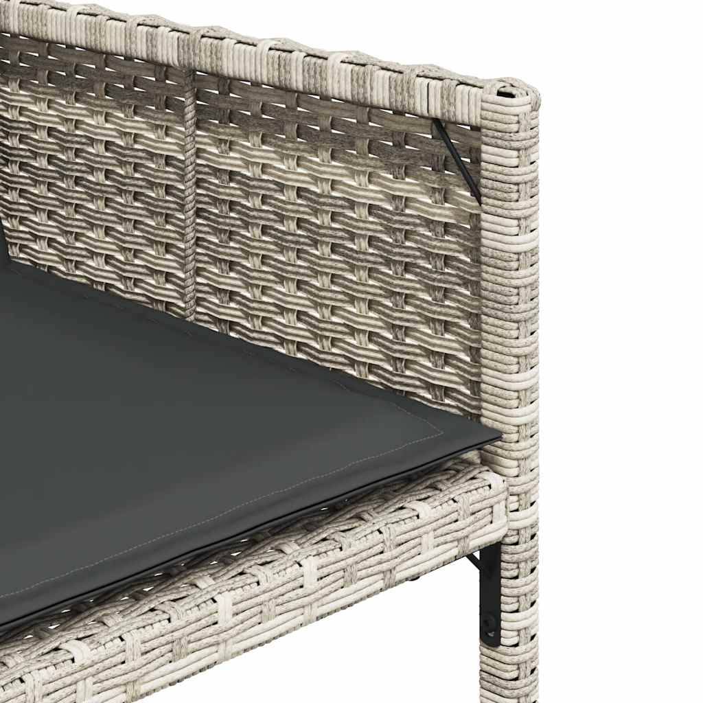 ComfortXL - Table et 16 Chaises de Jardin Encastrables Grises, Salon de Repas Grande Capacité – ComfortXL Outdoor Living - Image 6
