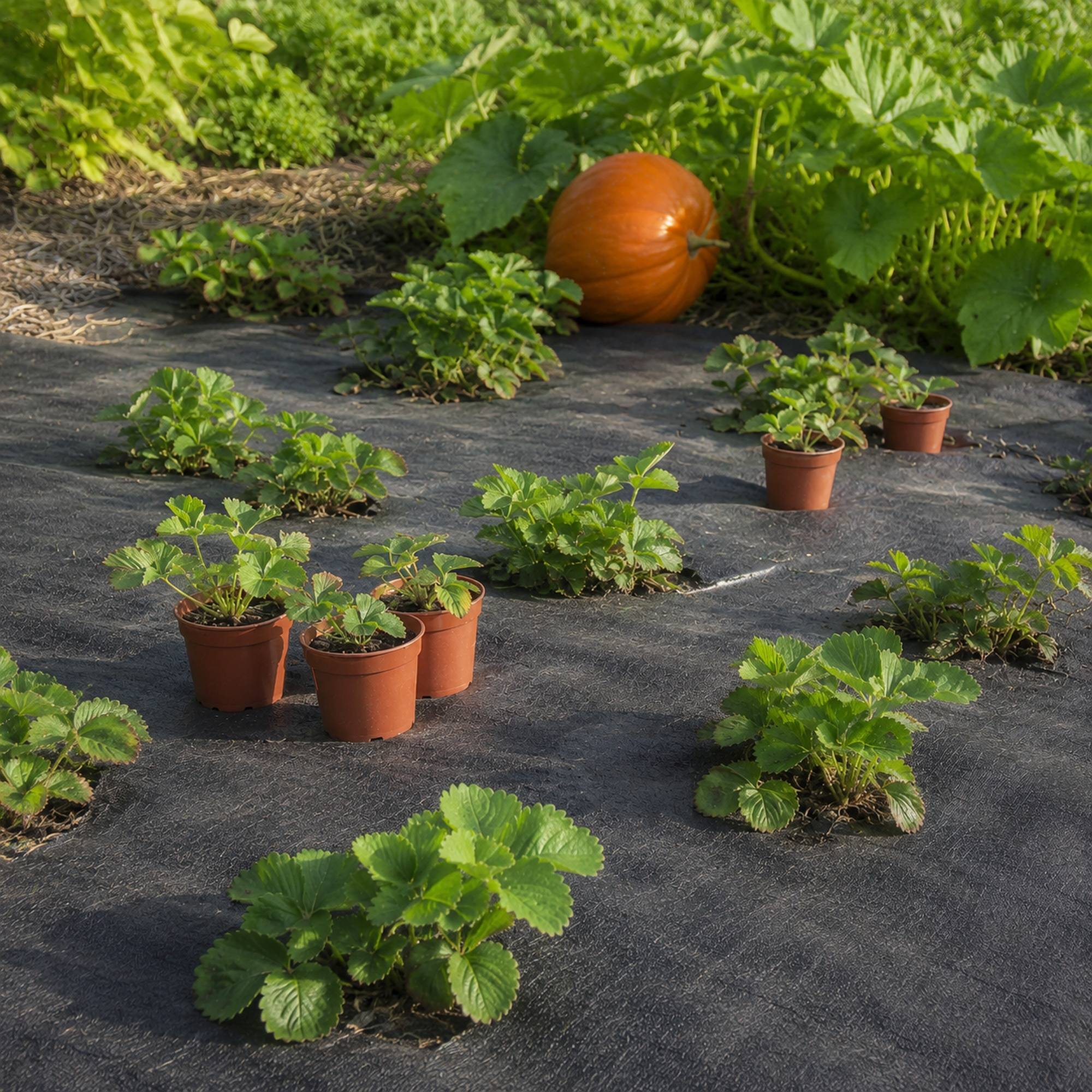 24 m² tissu de sol, bâche anti-mauvaises herbes, bâche de paillage 100 g, 2 m de large, noir - Image 7