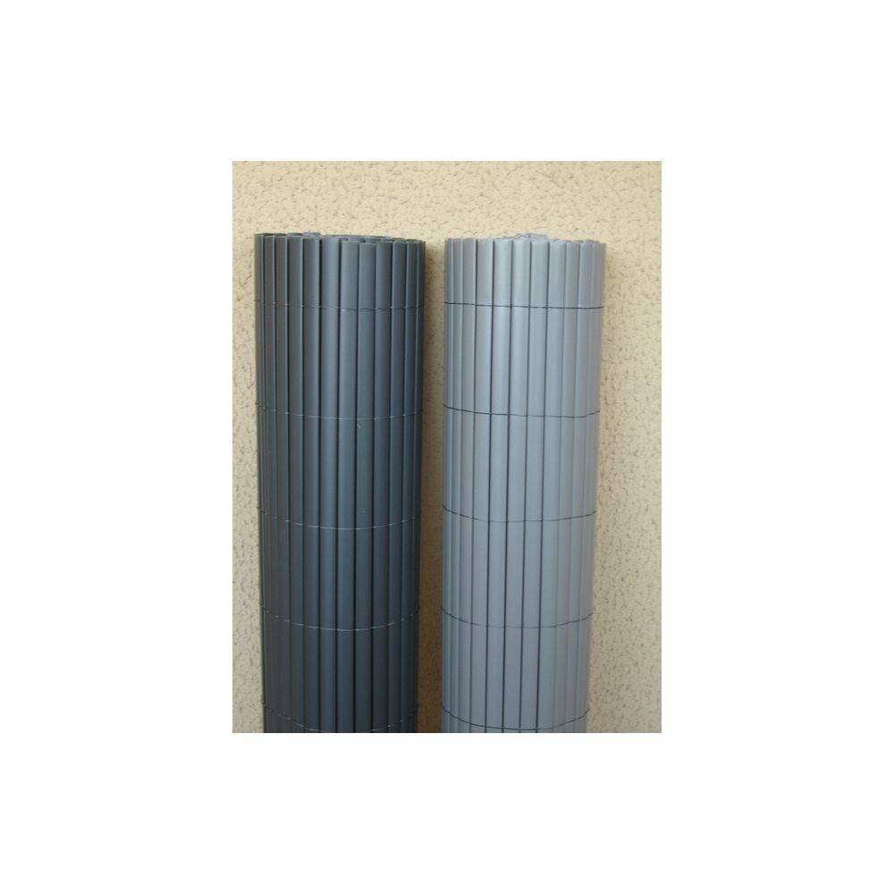 Canisse en PVC gris perle double face qualité + (Lot de 6) - Imagen 4