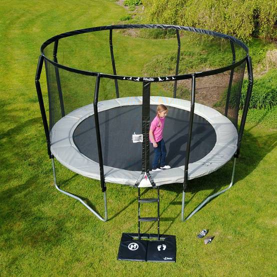 Kangui - Trampoline Premium Ø 300 cm avec filet de sécurité + échelle - Famili 300 Kangui - Imagen 5