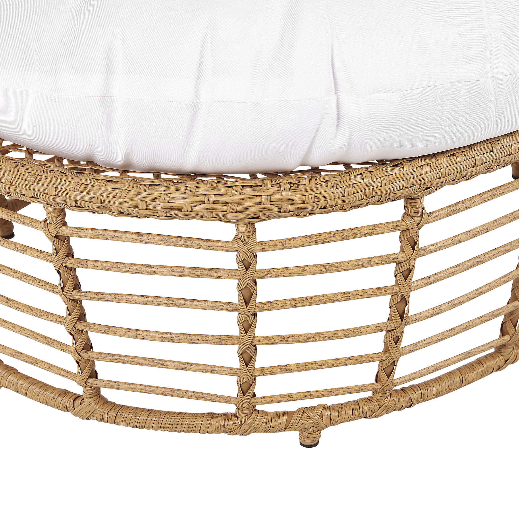 Fauteuil Rotin Beige LIDO - Beliani - Image 6