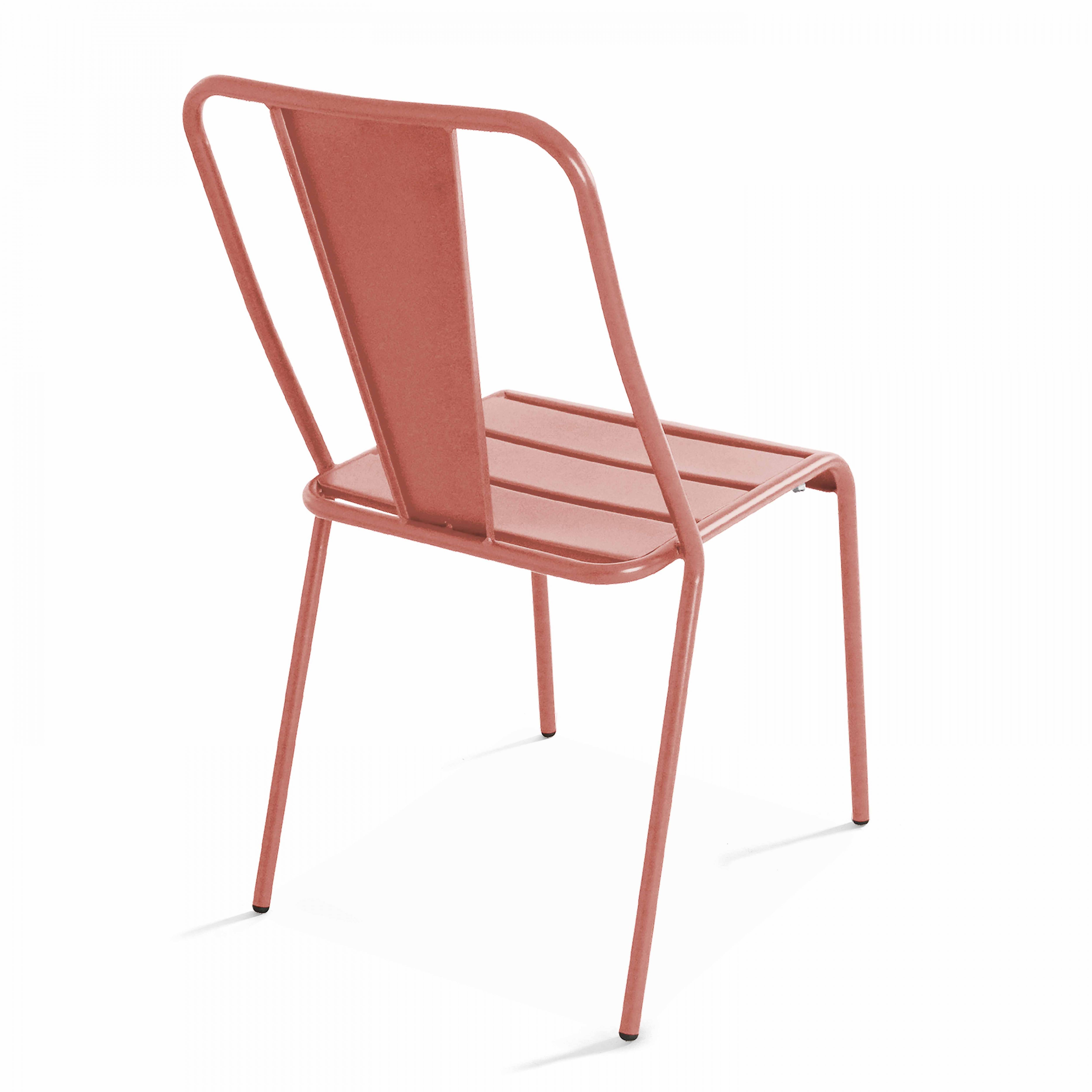 Oviala - Ensemble table inclinable de jardin et 2 chaises argile Palavas - Oviala - Imagen 6