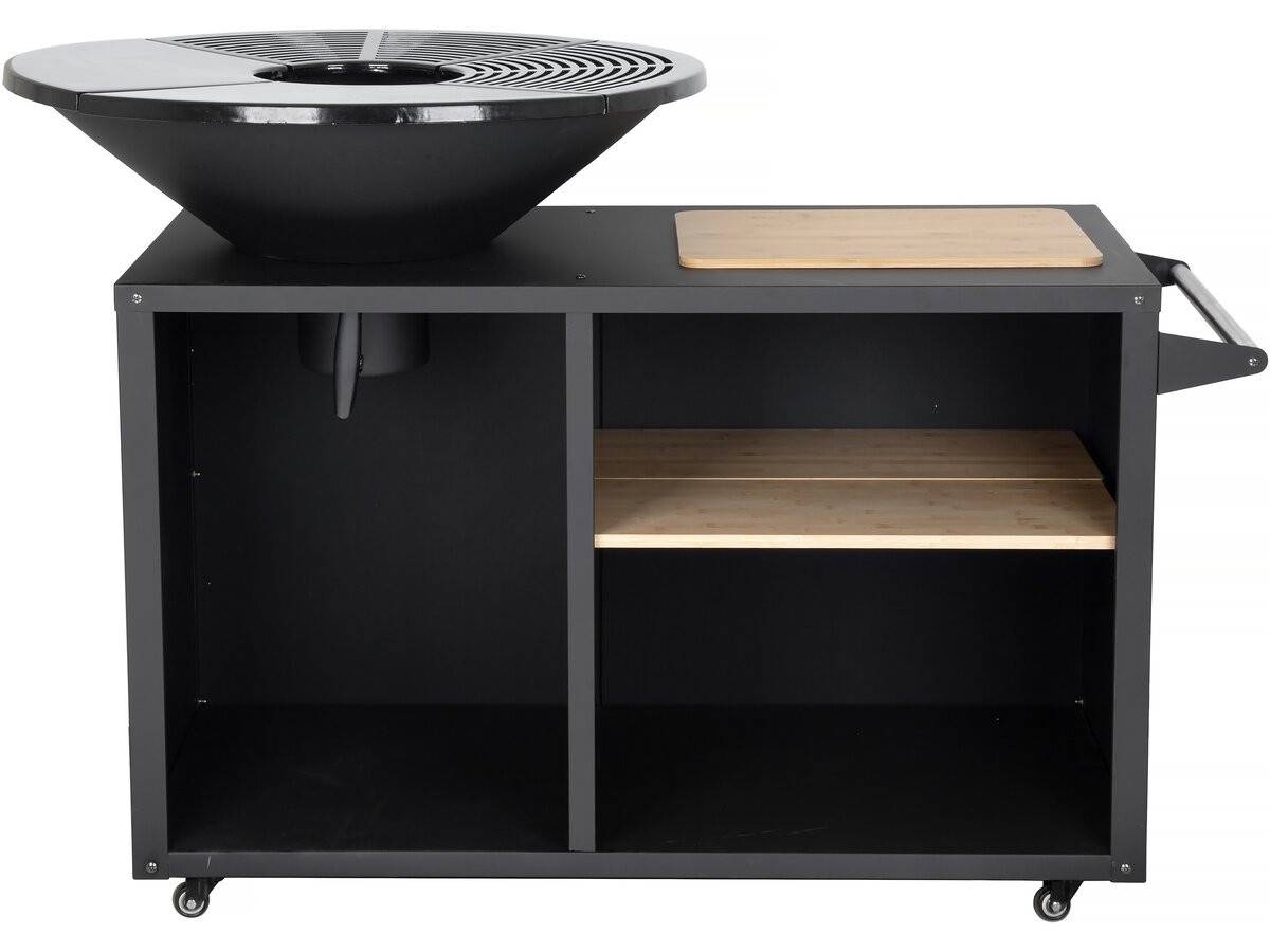 Habitat Et Jardin - Barbecue Plancha Brasero à Charbon Et Bois "maréchal" - ø 81 Cm - Noir -habitat Et Jardin - Image 1