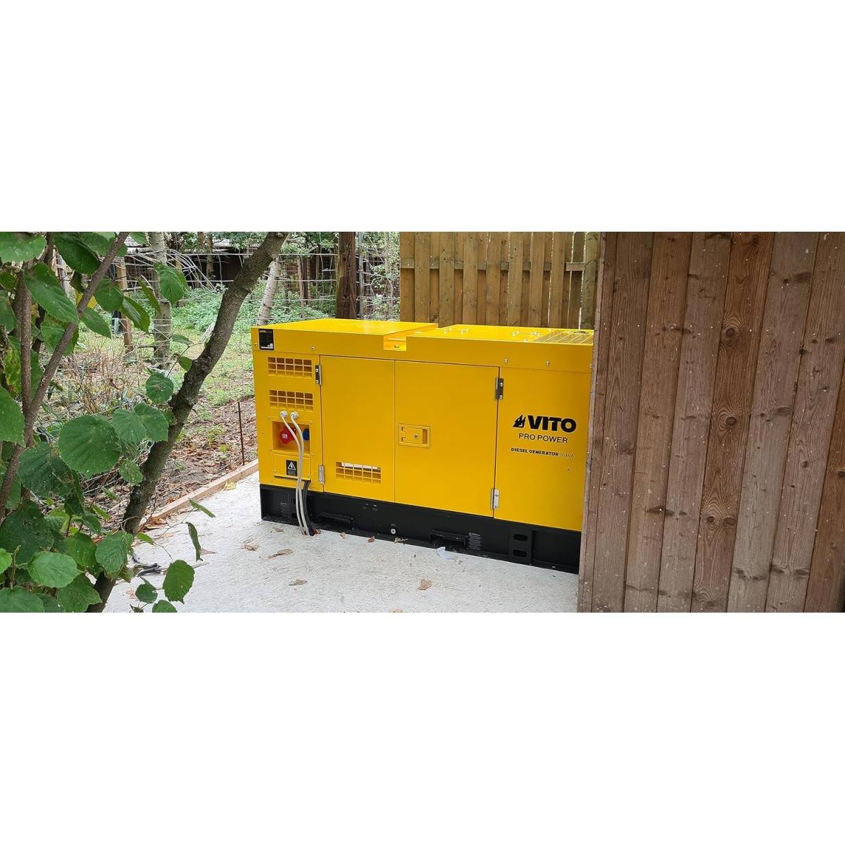 Groupe electrogène 50kVA Diesel Triphasé Monophasé AVR ATS Démarrage Automatique Autonomie 10h VITO Professional - Image 3
