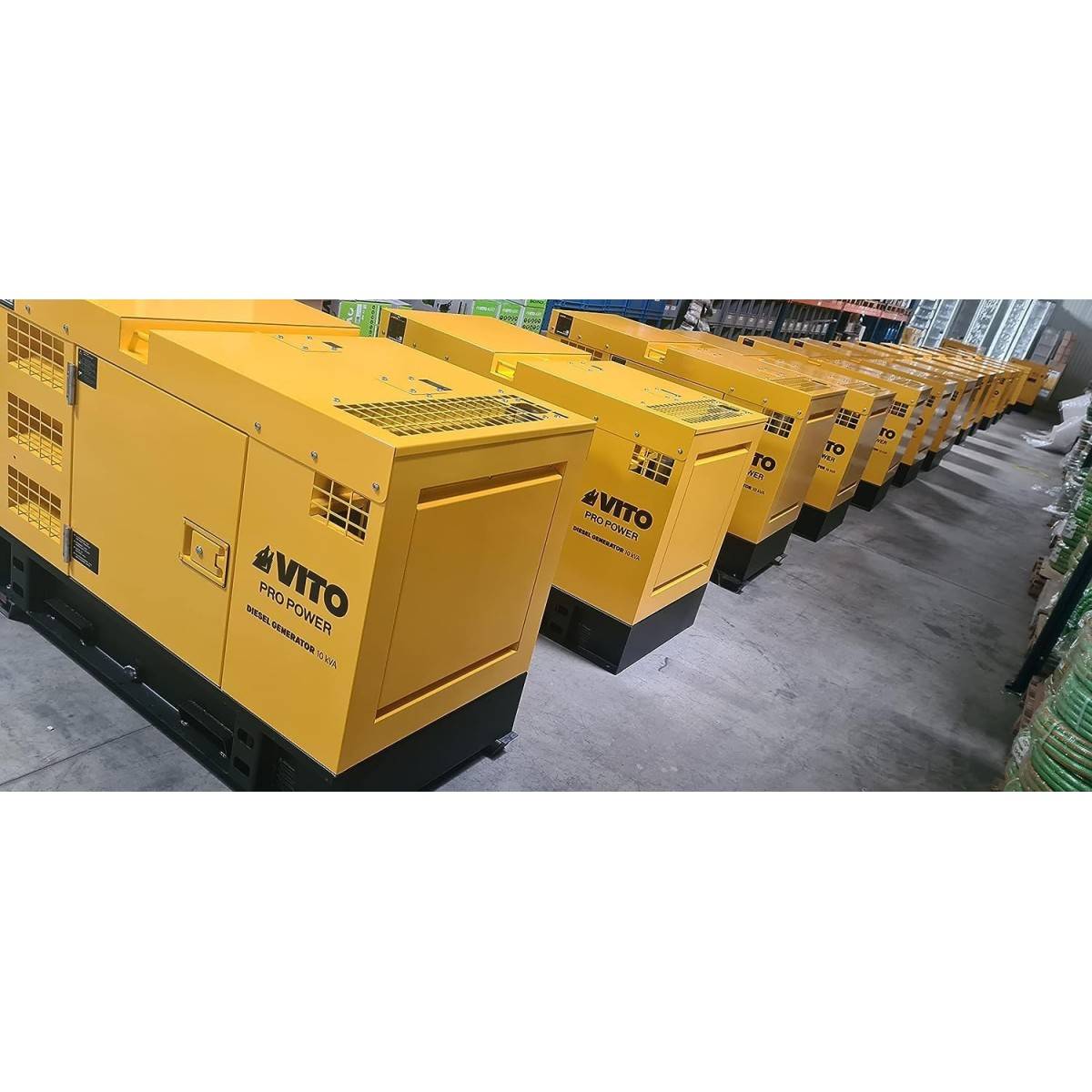 Groupe electrogène 50kVA Diesel Triphasé Monophasé AVR ATS Démarrage Automatique Autonomie 10h VITO Professional - Image 2