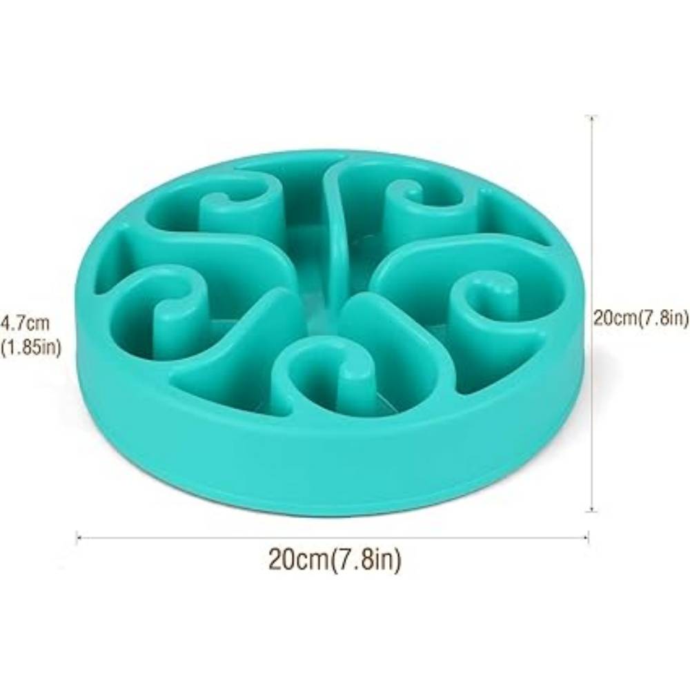 DtopbuyAge - Gamelle Anti Glouton Bleu Plateau Interactif Pour Animaux Compagnie - Image 4