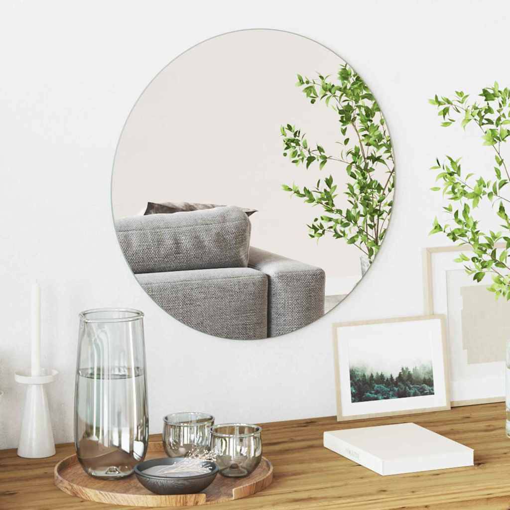 Miroir mural Rond Ø 50 cm verre trempé Maison Chic - Image 2