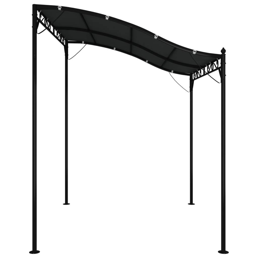 Store banne | Auvent anthracite 2x2,3 m 180 g/m² tissu et acier Maison Chic - Image 4