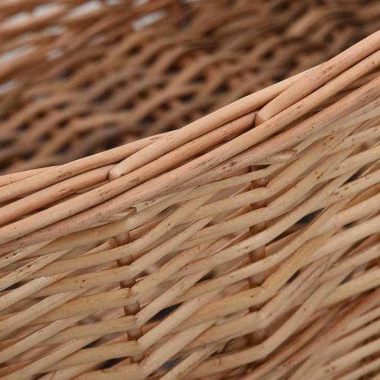 Très grand panier à bûches en osier naturel poignées pour cheminée 88 cm – ComfortXL Outdoor Living - Image 7