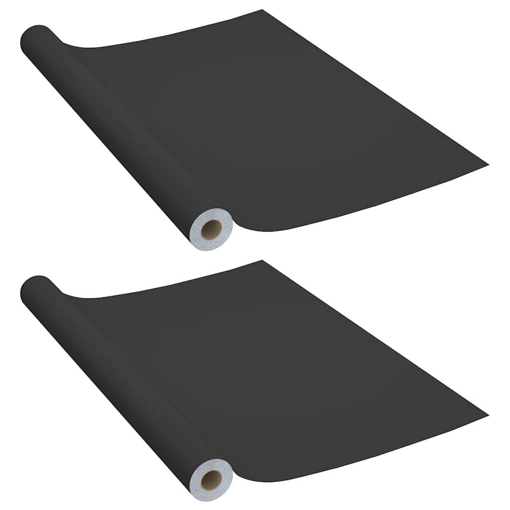 PANGIVO - Films autoadhésifs pour meubles PVC noir 500 x 90 cm - PANGIVO - Image 2