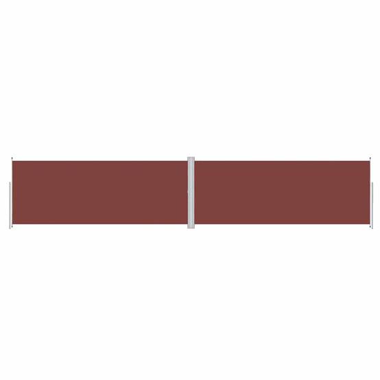Store banne | Auvent latéral rétractable Marron 200x1000 cm Maison Chic - Image 1