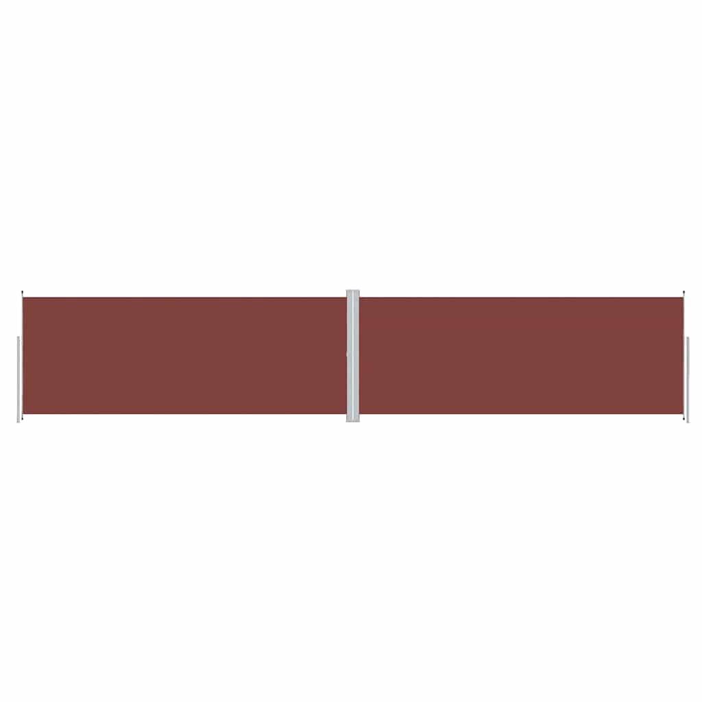 Store banne | Auvent latéral rétractable Marron 200x1000 cm Maison Chic - Image 1