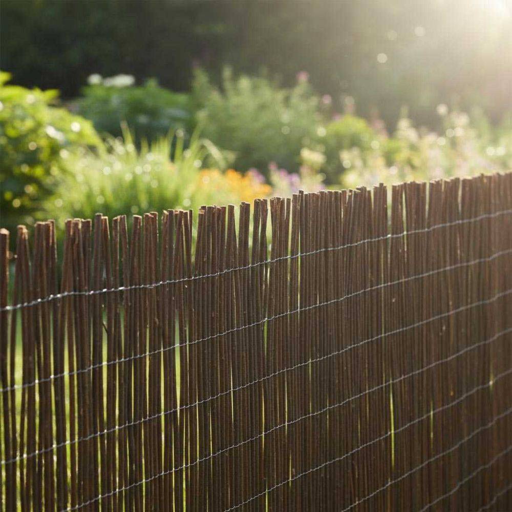 Jardindeco - Canisse en osier naturel 2 x 5 m - Imagen 2