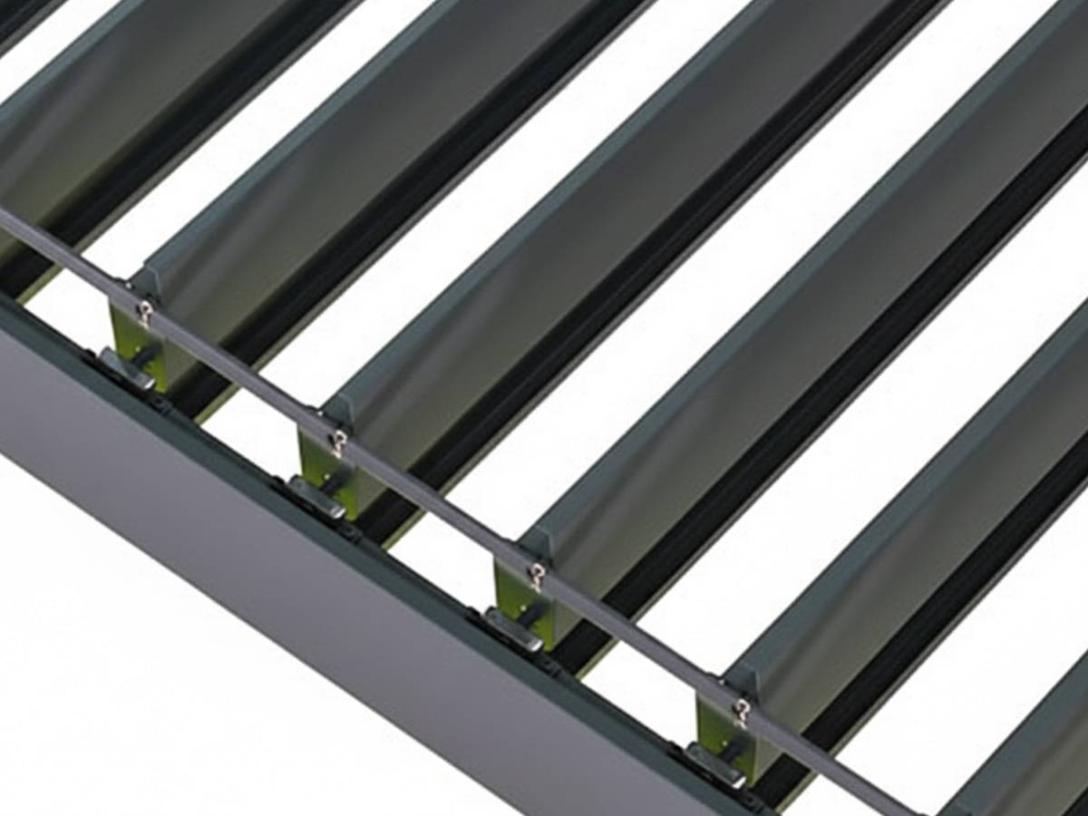 Hesperide - Kit pergola bioclimatique électrique Evora Graphite 4 x 3 m Hespéride + 2 stores 4 m - Image 8