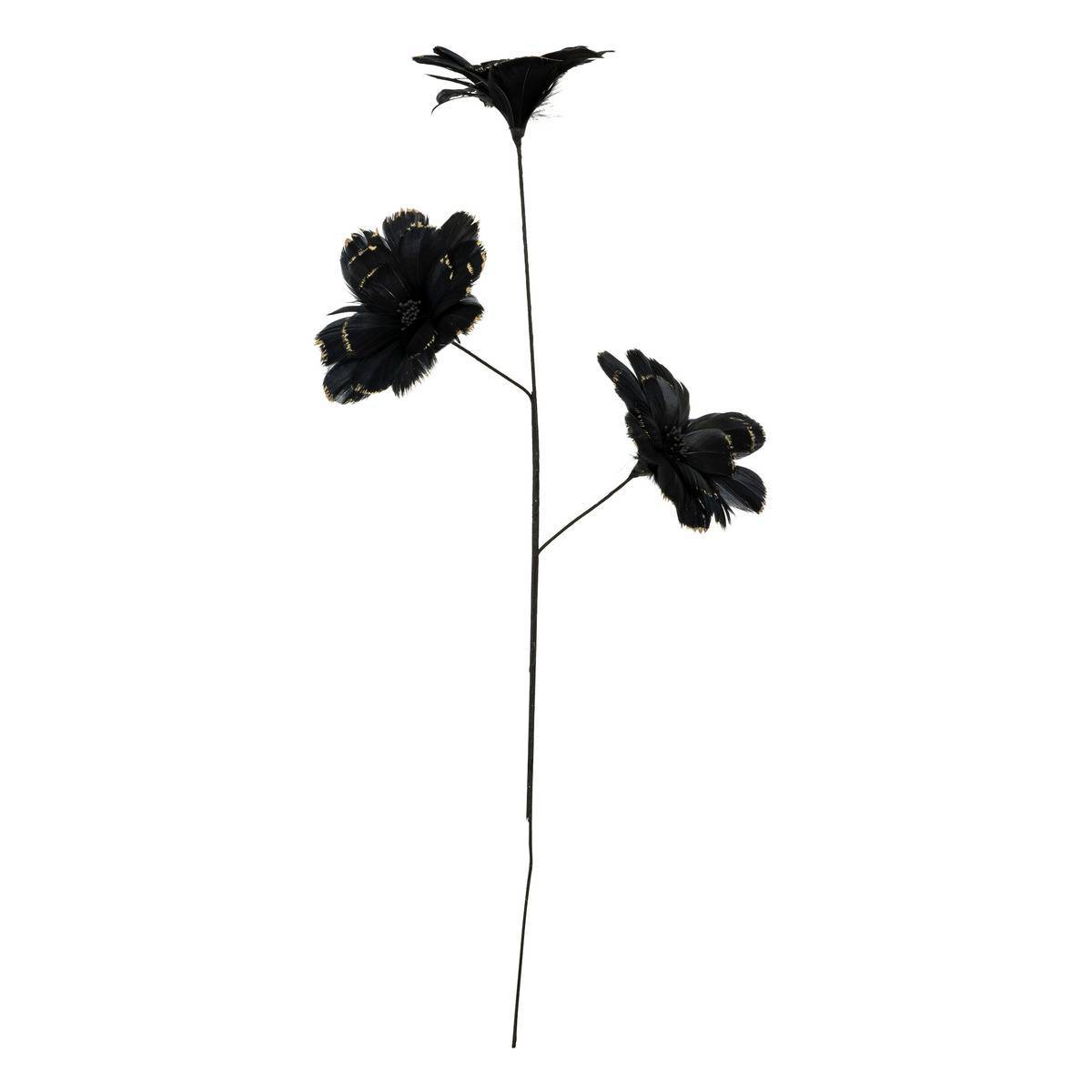 Fééric Lights & Christmas - Branche plume noir H65 - Atmosphera Créateur d'intérieur - Imagen 1
