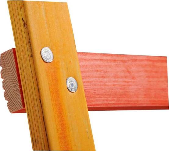 Echelle de toit bois - Ecartement 33 cm - Lg 5m00 - Image 4