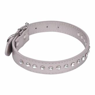 Collier Fantaisie pour Chien "Strass" 55cm Gris