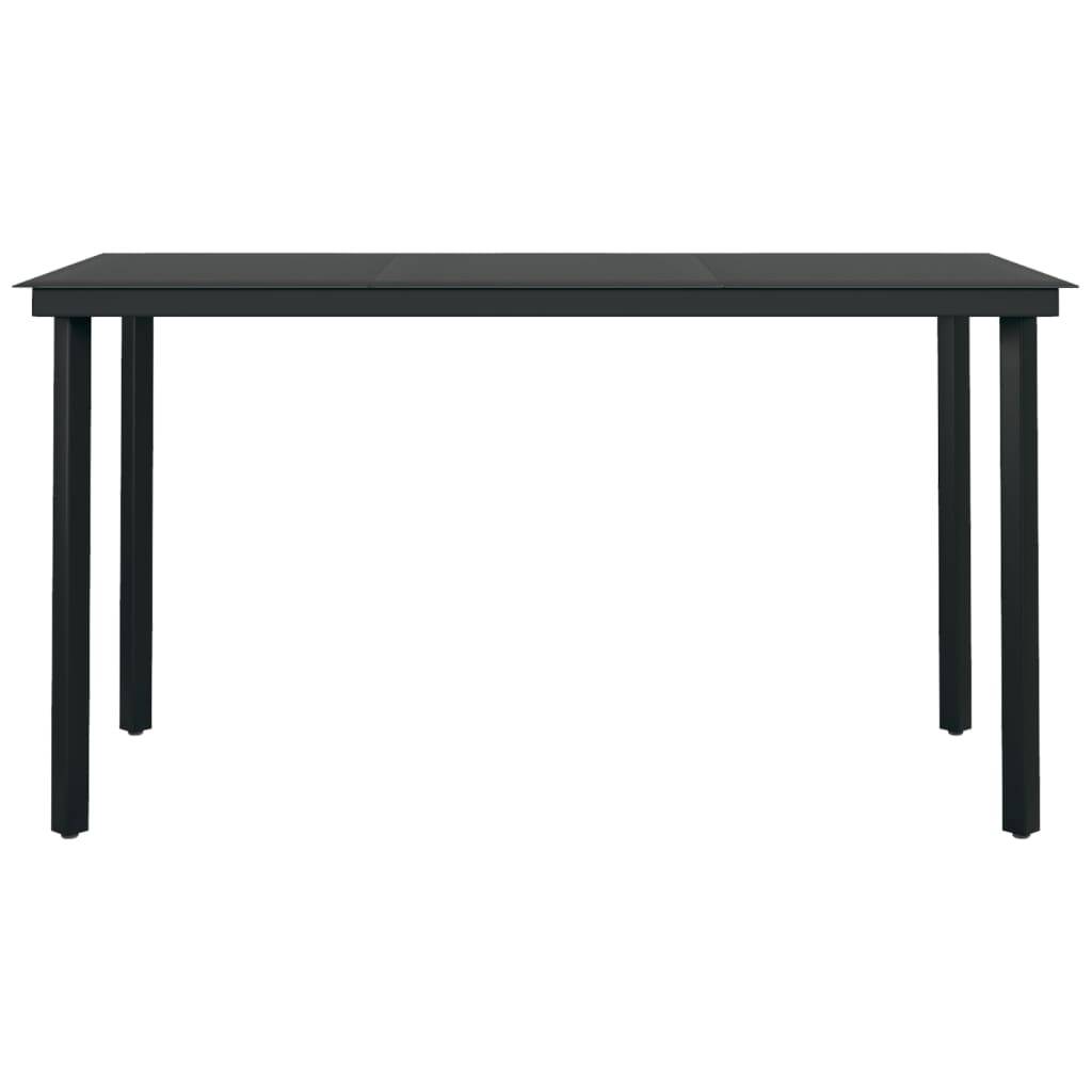 Salon de Jardin 4 Personnes Résine Tressée Ronde Gris Clair, Fauteuils Inclinables et Table 140cm – ComfortXL Outdoor Living - Image 6
