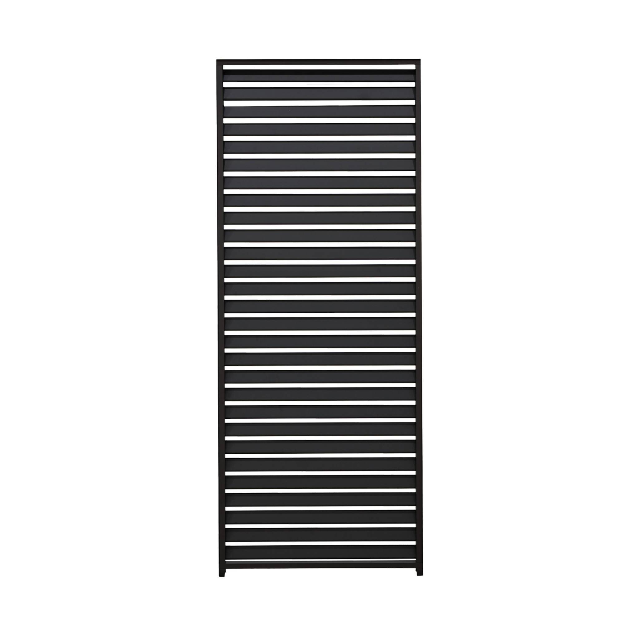 Pergola bioclimatique aluminium 3x3 m V2 lames orientables + 3 persiennes TRIOMPHE anthracite | sweeek - Image 7