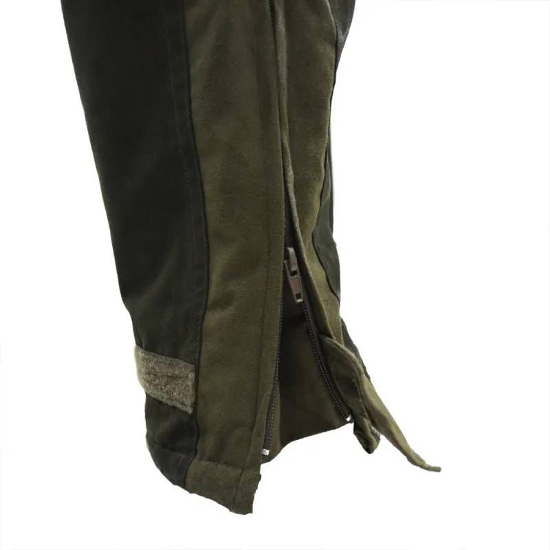 Salopette Grand Nord polyester polaire kaki marron Percussion - Image 2