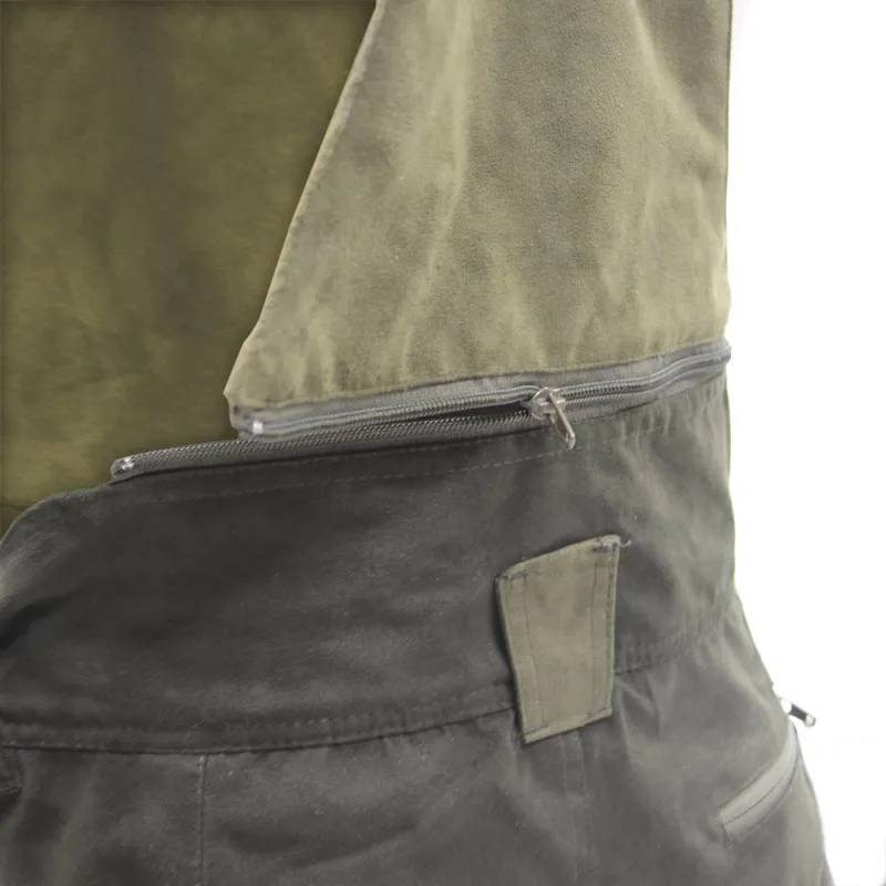 Salopette Grand Nord polyester polaire kaki marron Percussion - Image 3