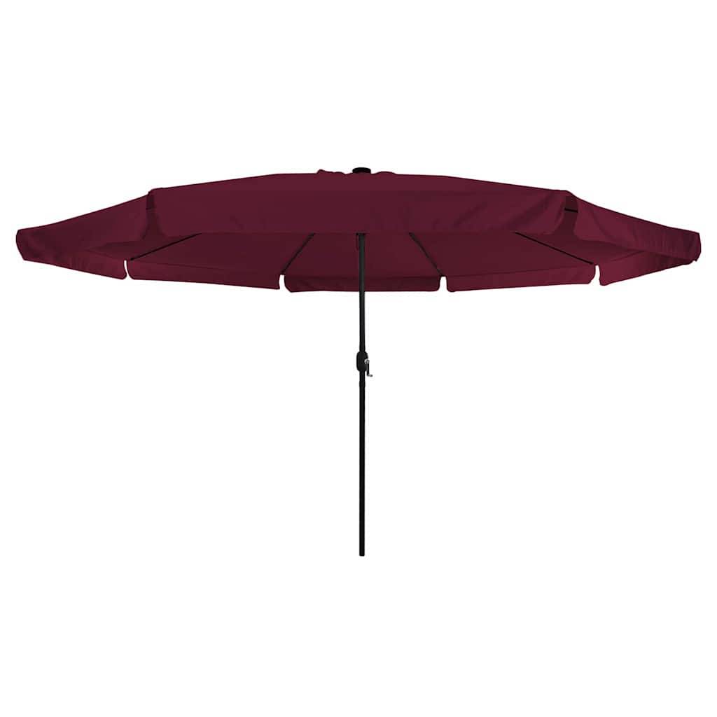 Parasol de jardin polyester bordeaux 395 x 395 x 245 cm - PANGIVO - Image 3