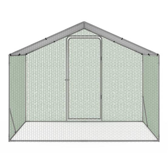 Enclos poulailler 3 m² parc grillagé 2,20x1,4 M acier galvanisé - Image 5