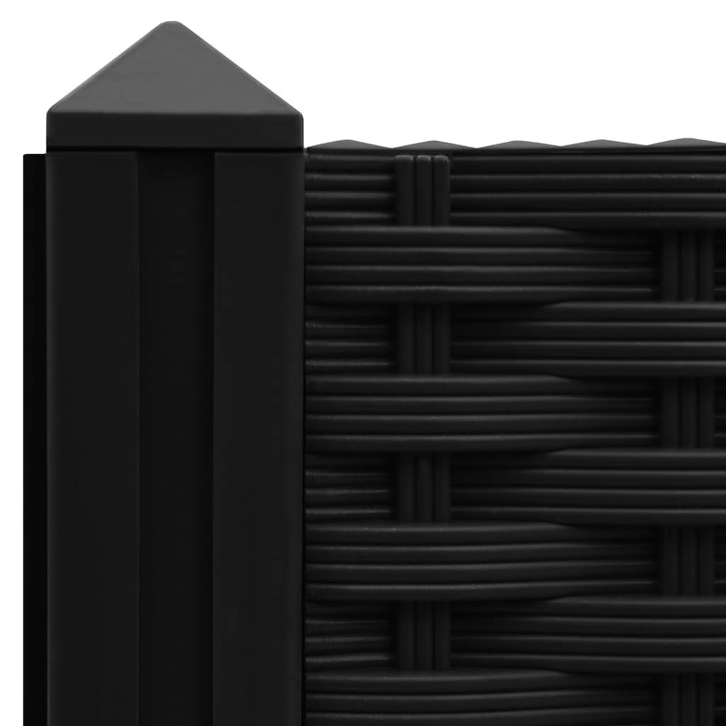 Helloshop26 - Jardinière lit surélevé plantes fleurs jardin 120 x 40 x 71 cm polypropylène noir - Imagen 4