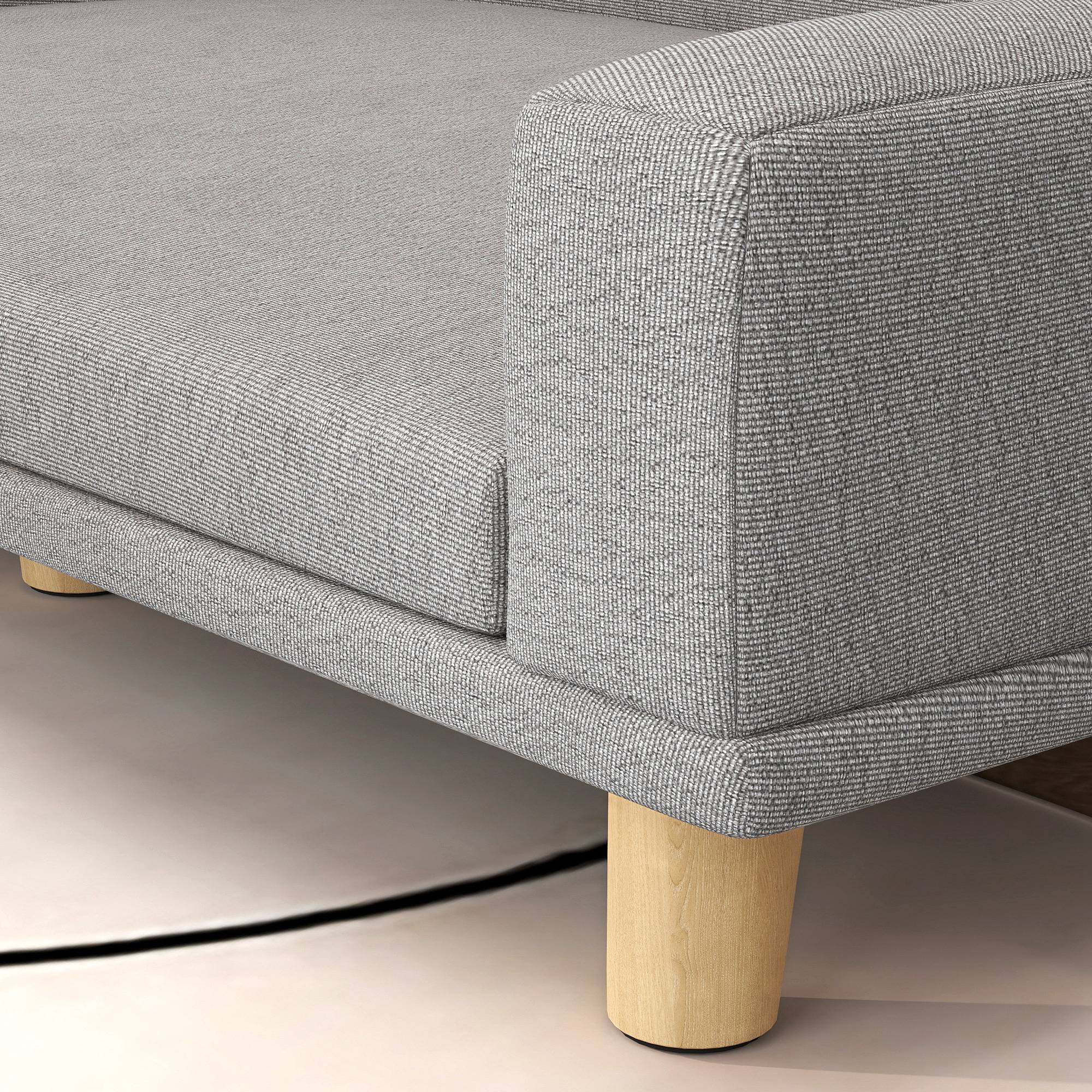 Grand canapé lit chien polyester intérieur surélevé coussin lavable 98x67cm gris - ComfortXL Outdoor Living - Image 10