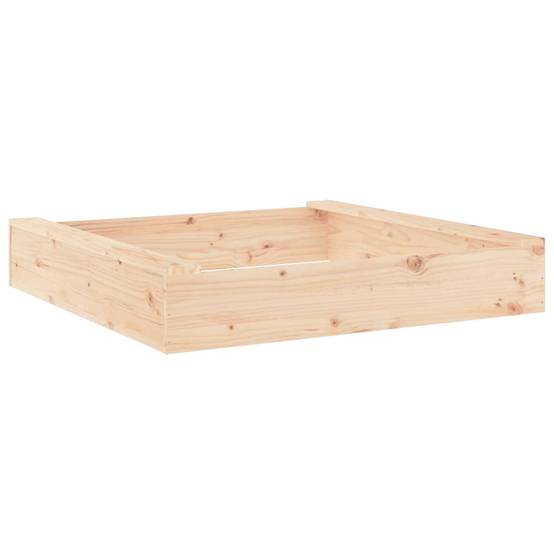 Bac à sable - Maison de jeu pour enfants avec sièges carré bois de pin massif-JU12122 - Image 1