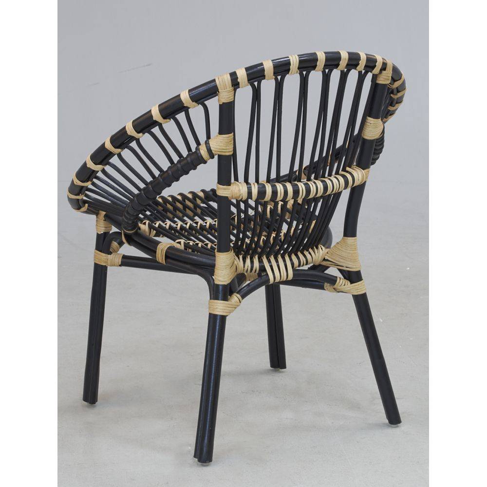 Aubry Gaspard - Fauteuil rond en rotin Jazz - Imagen 2