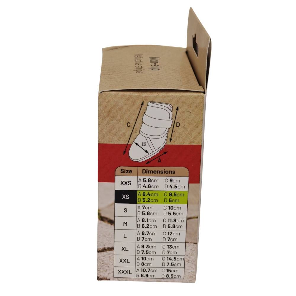 Chaussures Kajan Rouge XS 6.4 x 5.2 cm. 2 pièces pour chien - Image 4