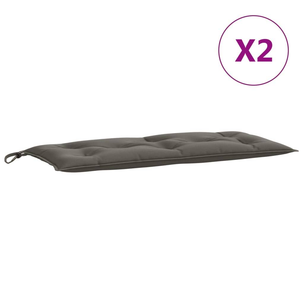 ComfortXL - Coussins pour banc avec dossier Tissu Durable Rembourrage Moelleux pour Salon de Jardin Gris Foncé 100x50 cm – ComfortXL Outdoor Living - Image 4