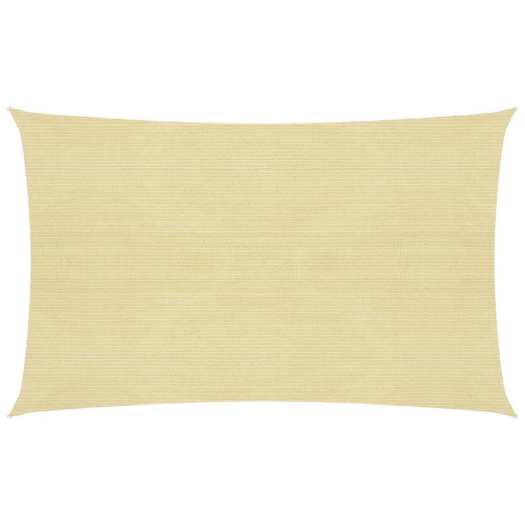 Helloshop26 - Voile d'ombrage 160 g/m² PEHD 2,5 x 4,5 m beige - Imagen 1