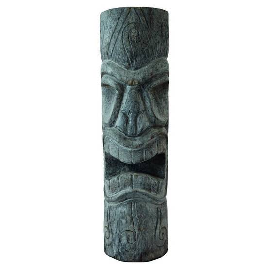 Jardinex - Statue Tiki totem Mauri cendré 50 cm - Gris 50 cm - Jardinex - Image 1