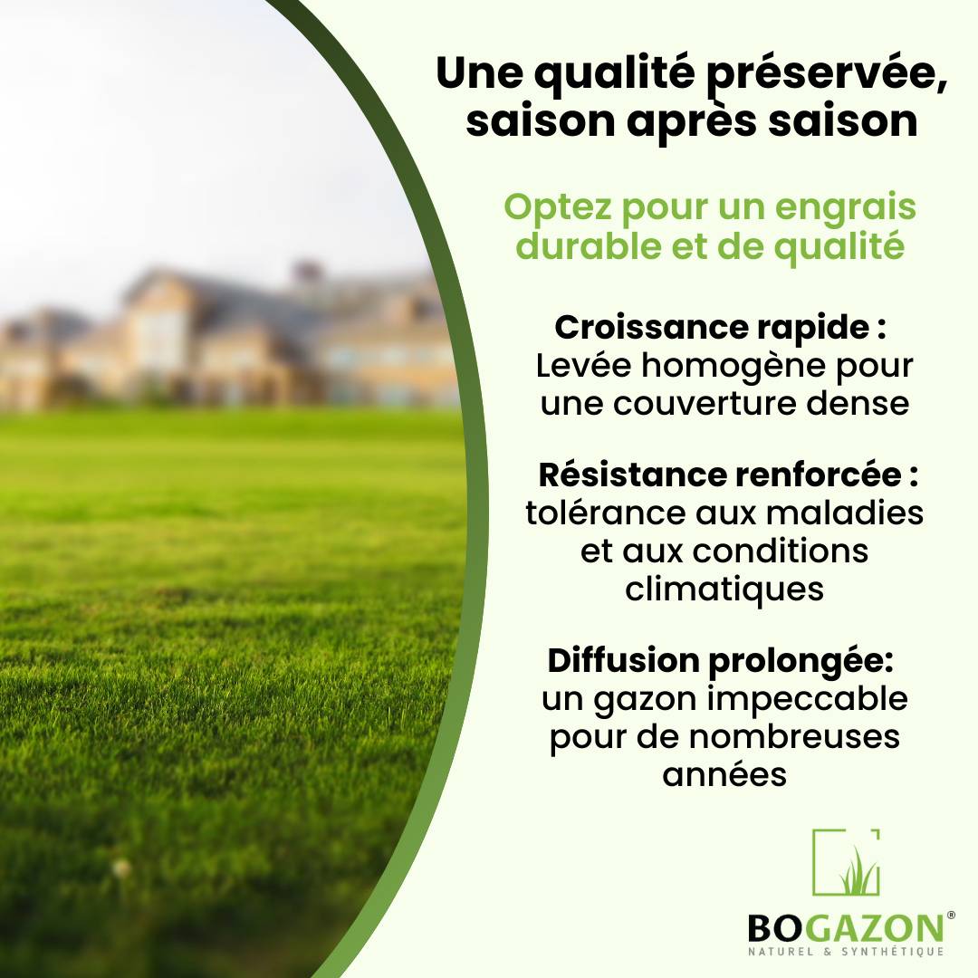 Engrais Gazon ProTurf® 15-5-15 25KG Bogazon® | Fertilisant Terrain de Sport & Pelouse Résistante | Croissance Rapide & Reverdissement Intense - Image 6