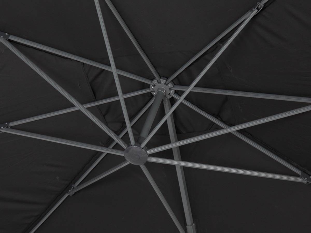 Habitat Et Jardin - Parasol De Jardin Déporté En Aluminium "sun 4" - 3 X 4 M - Noir -habitat Et Jardin - Imagen 4