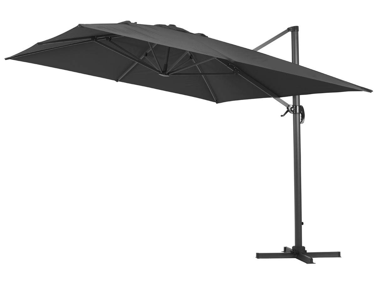Habitat Et Jardin - Parasol De Jardin Déporté En Aluminium "sun 4" - 3 X 4 M - Noir -habitat Et Jardin - Imagen 2