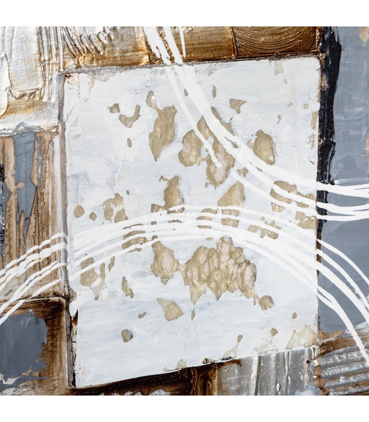 Tableau Toile murale Peinture en relief Abstrait 150 x 50 cm - Image 2