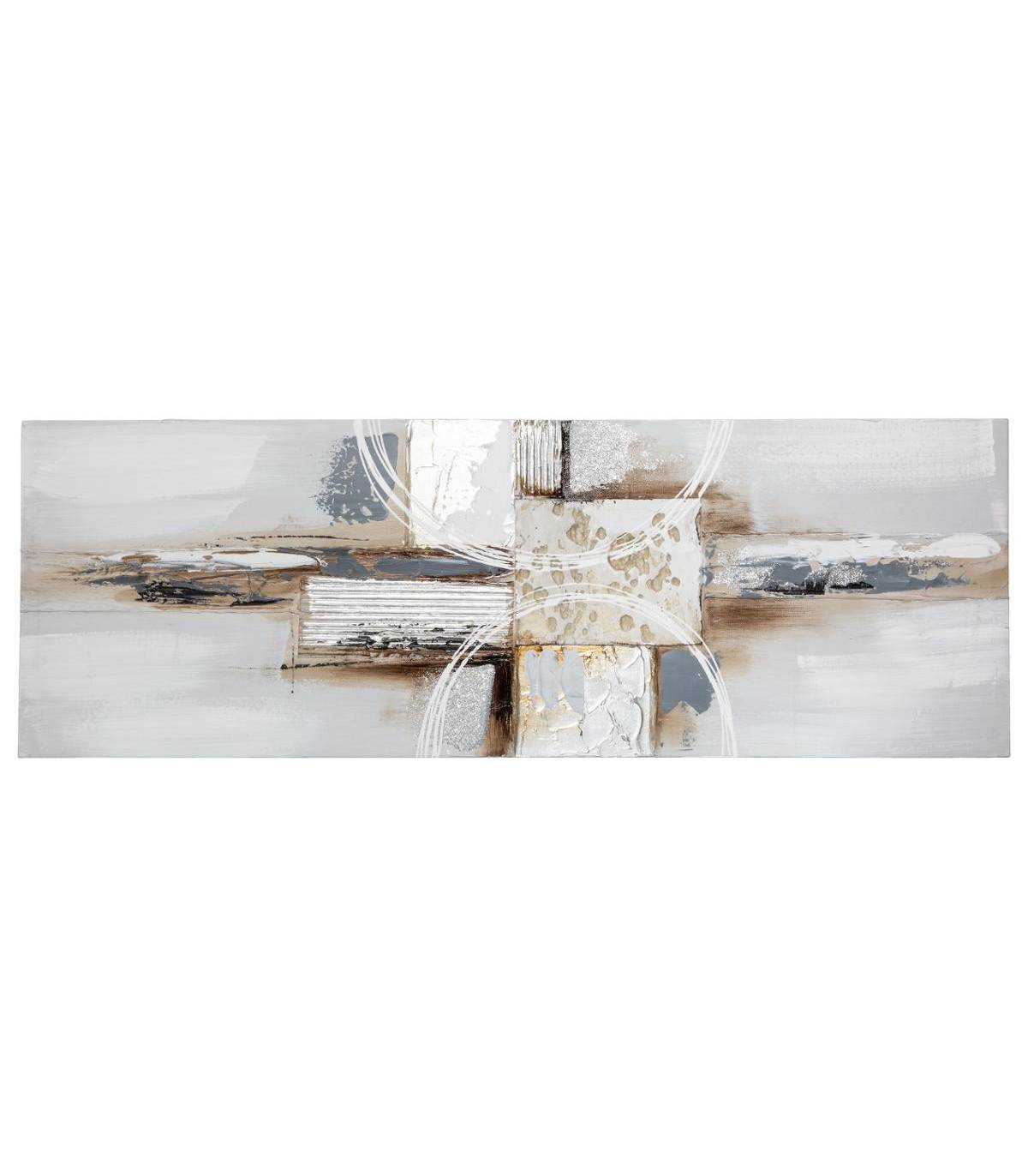 Tableau Toile murale Peinture en relief Abstrait 150 x 50 cm - Image 1