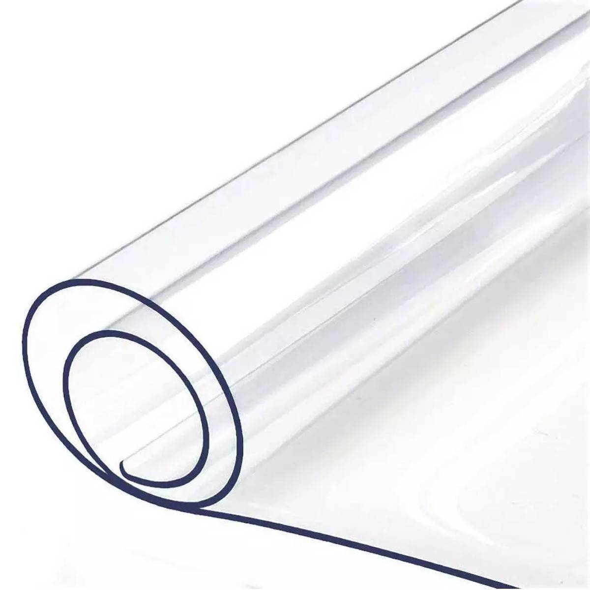 Nappe Transparente Epaisseur 80 Microns Taille 140X180CM Composition 100% PVC Caoutchouc Protecteur De Meubles - Image 1