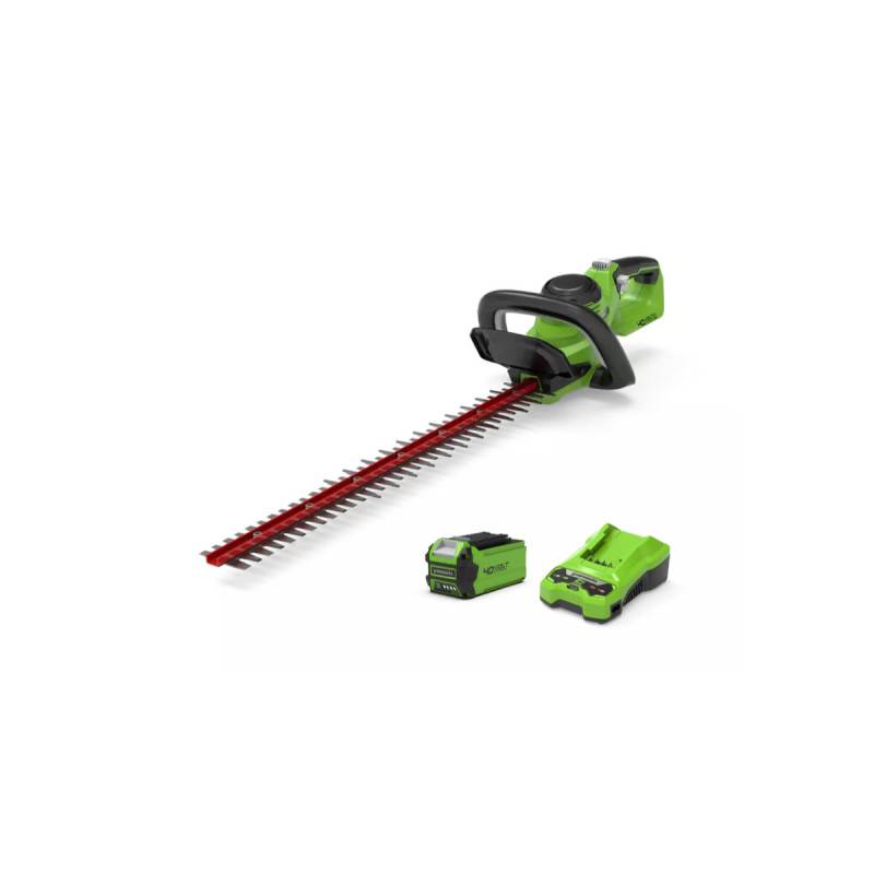 Greenworks - Taille-haies 61cm 40V GREENWORKS - Batterie 2.0 Ah - Chargeur - G40HT61K2 - Image 1