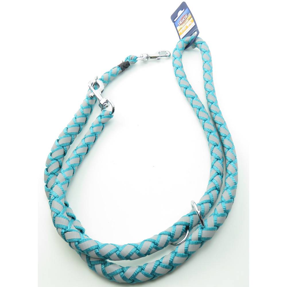Trixie - Trixie - Laisse Cavo Reflect  ø18mm x 2 mètres L-XL. réglable. Océan. pour chien - Imagen 6