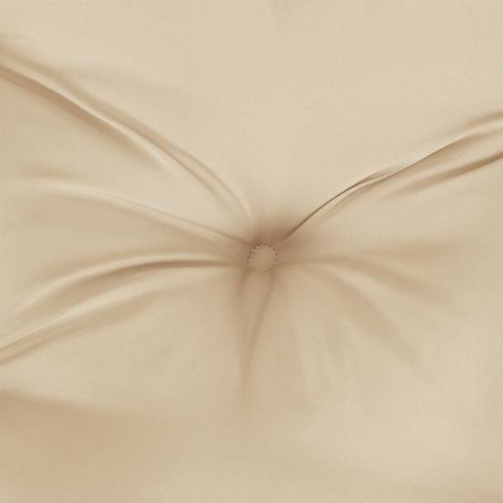 Coussins de chaise à dossier haut tissu oxford beige 120 x 50 x 7 cm, poids:3.75kg - PANGIVO - Image 8