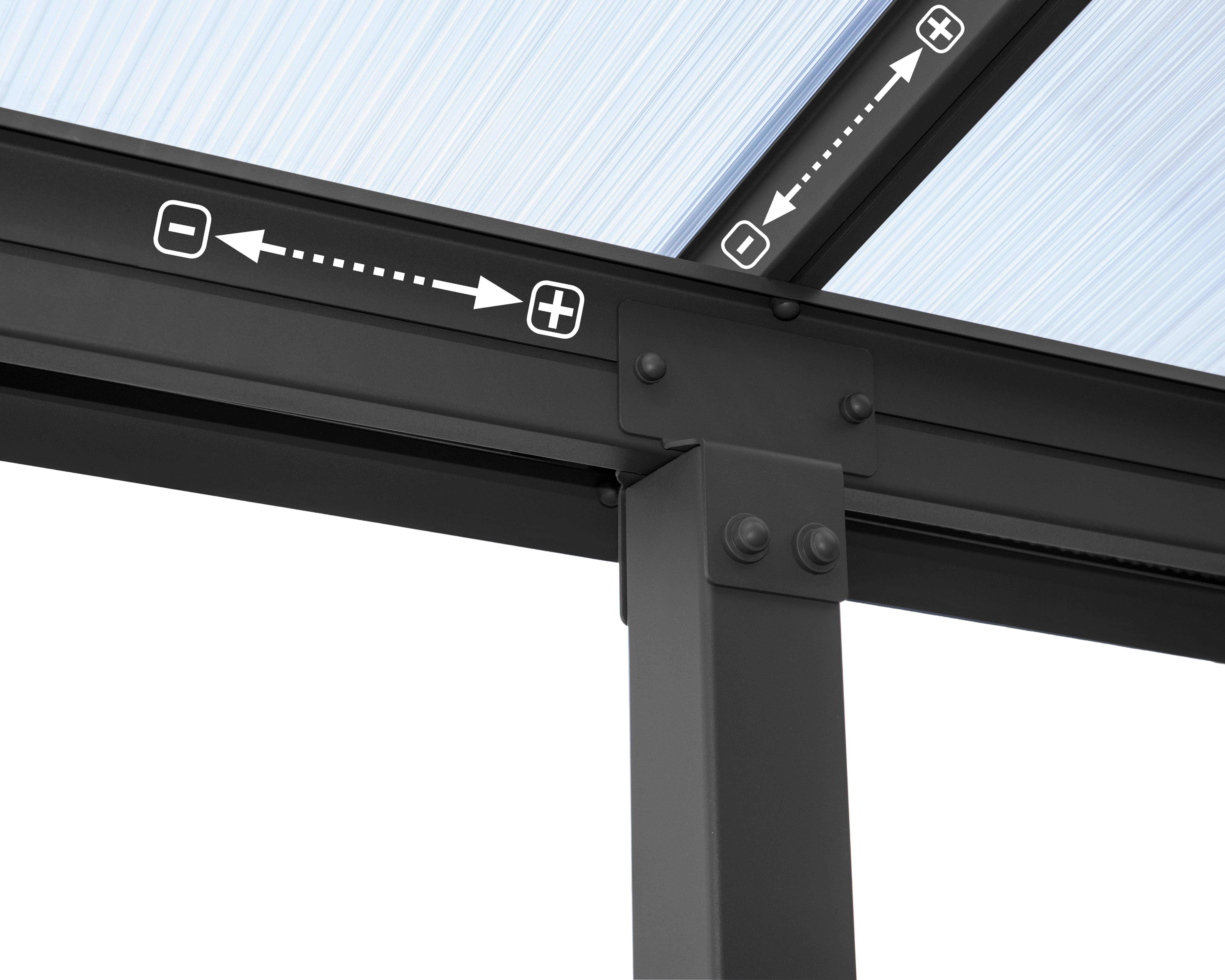 Canopia - Canopia Pergola Olympia 3X9,8 Grise - Imagen 2